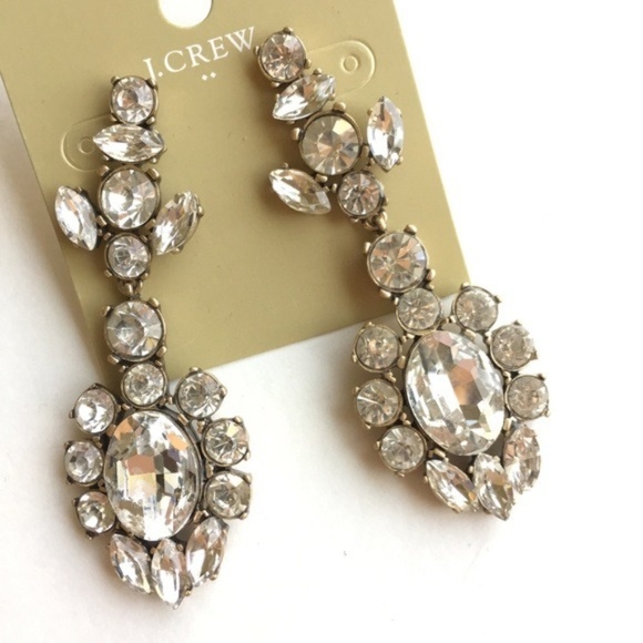 J. Crew Jewelry - Jcrew crystal statement earrings